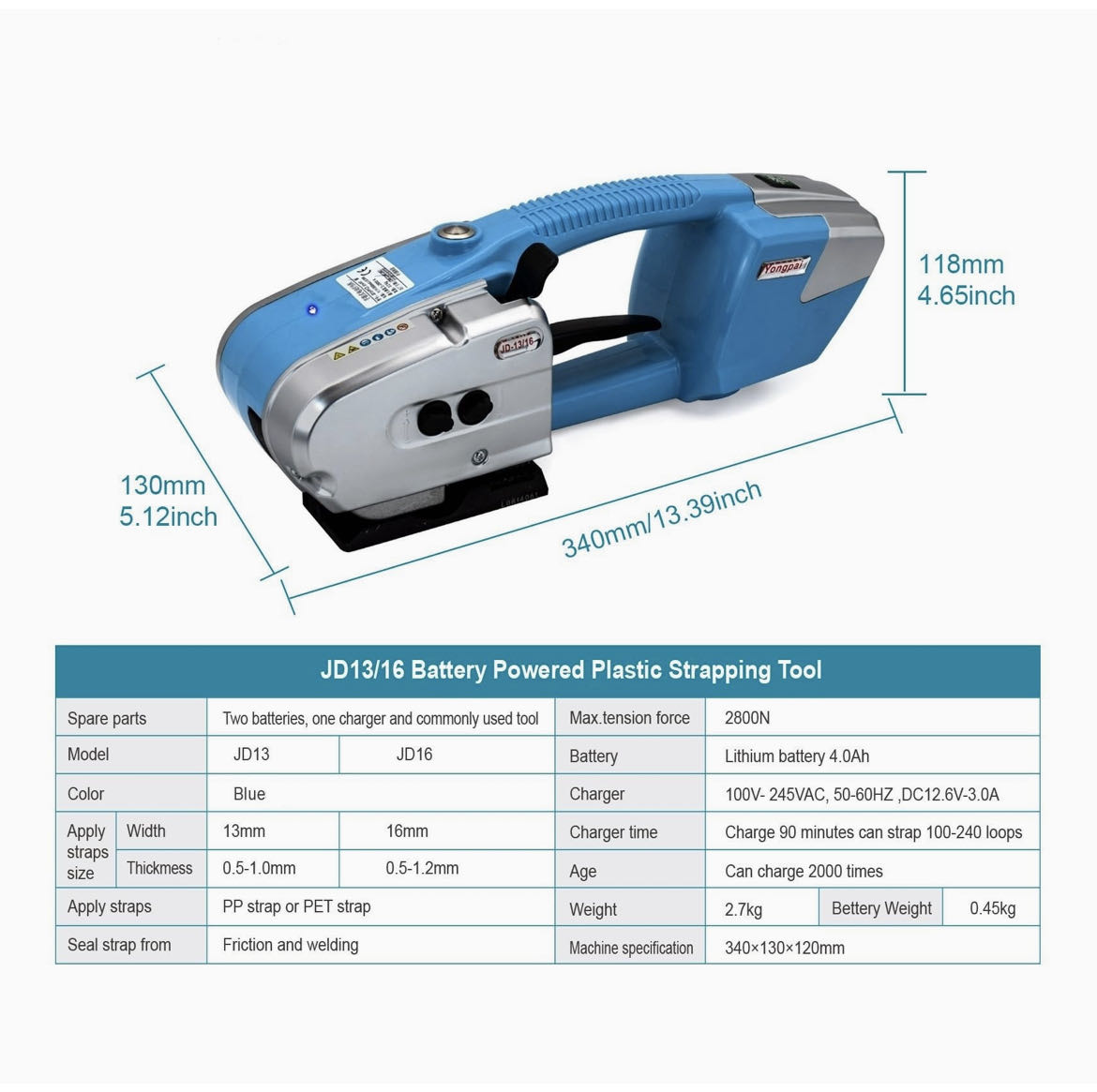 Electric Strapping Packer,Hand-held Heating Strapping Machine, Portable ...
